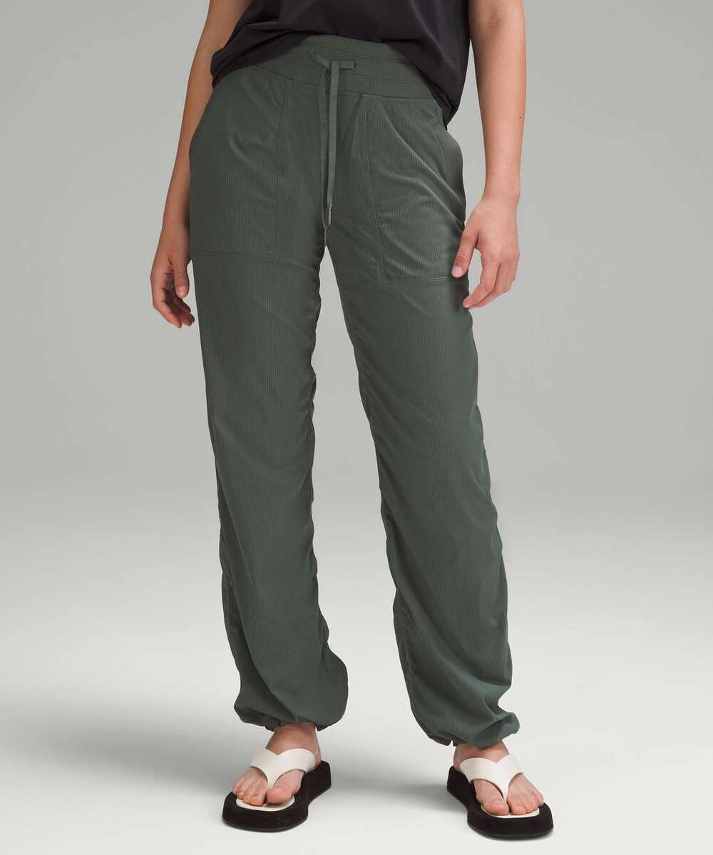 Lululemon Dance Studio Mid-Rise Full Length Pant Dark Forest 8